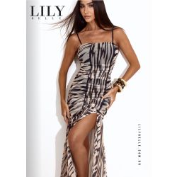 Lily Belle | Vestido em Tule Estampado