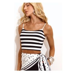 Lily Belle | Top em Malha Visco Listrada