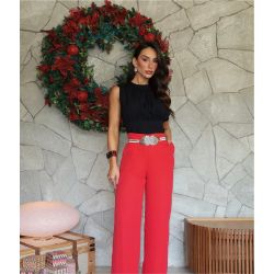 Madri Belle | Calça Mariela Vermelho