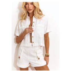 Lily Belle | Conjunto em Alfaiataria de Viscose Twill Off White