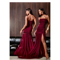 Lily Belle | Vestido Peach Poliamida + Chiffon Amaeixa