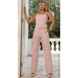 Cora Canela | Calça Alfaiataria Rosa