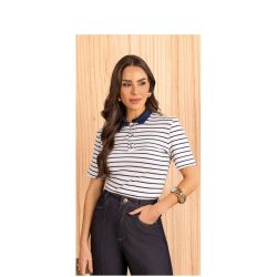 Imperio By Titanium | Blusa de Malha Canelada Listrada
