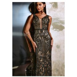 Lily Belle | Vestido Tule Pedraria Handmade Preto