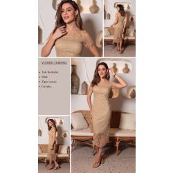 Dumene | Vestido Tubinho Bege