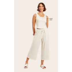 Recco | Pijama Regata Com Calça de Viscose Canelada
