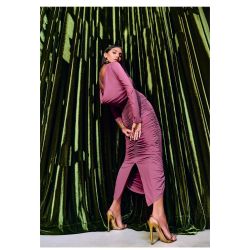 Lily Belle | Vestido Jersey Opaca Ameixa