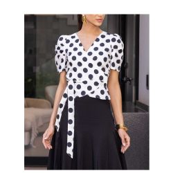 Imperio By Titanium | Blusa de Poá com Amarração