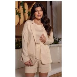 Dumene | Blazer Linho com Elastano Natural