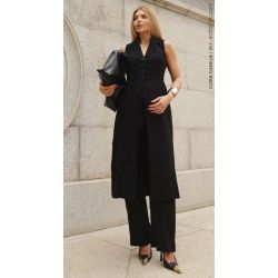 Cora Canela | Calça Viscose Dubai Preto