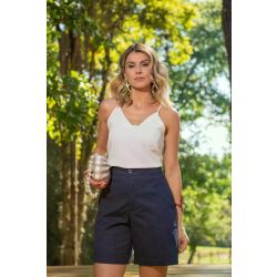 Studio Guapo | Bermuda em Tricoline de Algodão