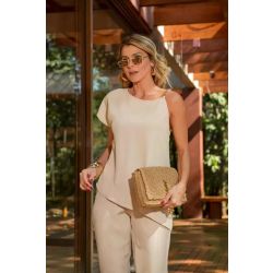 Studio Guapo | Blusa em Alfaiataria Crepe