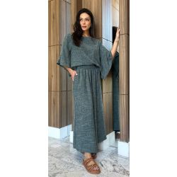 Maria Dubox | Conjunto de calça Constância verde