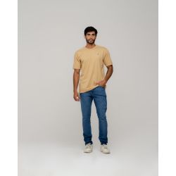Adizza | T-Shirt Básica Masc. Bege