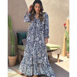 Maria Poa | Vestido longo Rayon