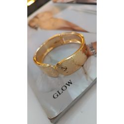 Glow | Bracelete totalmente fechada dourada