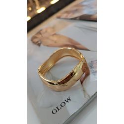 Glow | Bracelete Retangular dourada