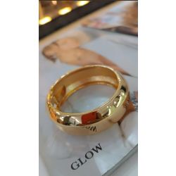 Glow | Bracelete Dourada Arredondada