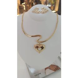 Glow | Colar de Coração Dourado