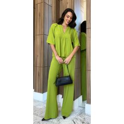 Maria Dubox | Conjunto de calça Jose verde