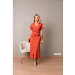 Studio Guapo | Blusa em Alfaiataria de Viscose Laranja