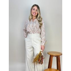 Maria Poa | Camisa Viscose