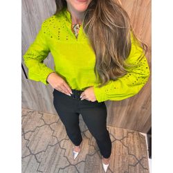 La Portt | Bata Feminina em Algodão Bordado