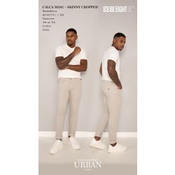 BE EIGHT | Calça Masc - Skinny Cropped