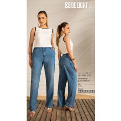 BE EIGHT | Calça Reta Alfaiataria Jeans