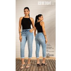 BE EIGHT | Calça Cropped Moleton Jeans