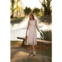 Flor da Moda | Saia Mídi Godê
