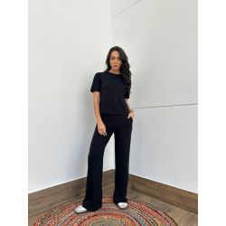 Maria Dubox | Conjunto de calça Serena preto