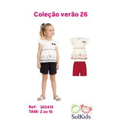 Sul Kids | Conjunto Alakazoo shorts e blusa