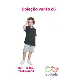 Sul Kids | Conjunto Masculino Have Fun Polo com Bermuda