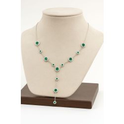 Jaqueline Bueno | Colar Prata Verde