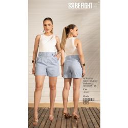 BE EIGHT | Bermuda Midi Comfort Jeans Claro
