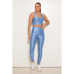 Karicia | Conjunto Legging/ Top Fitnes Azul