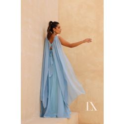 Luxo | Vestido Longo Daiane Azul