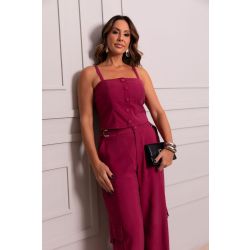 Flor da Moda | Top Croped Marsala
