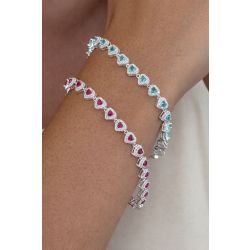 Jaqueline Bueno | Pulseira Cravejado de Coração