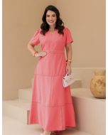 Dona Charme | Vestido Longo Alfaiataria 