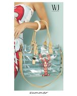 WJ Acessórios| Bolsa Grande Vinil Estampa Lagosta