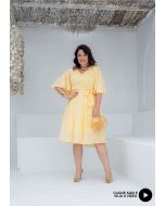 Montaria | Vestido Nubia Amarelo