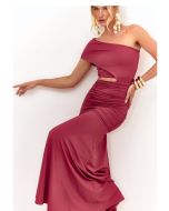 Lily Belle | Vestido Alfaiataria Estruturada Rosa Mauva