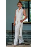 Cora Canela | Calça Viscose Dubai Branco