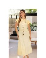 Imperio By Titanium | Salopete Sarja com Prepontos Contratante Amarelo