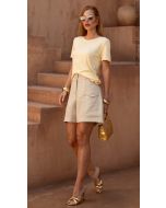 Cora Canela | Short Viscose Dubai Areia