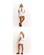 Lily Belle | Top em Lycra Poliamida Bege