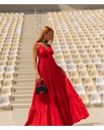 Madri Belle | Vestido Longo Lidiana Vermelho