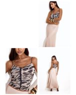 Lily Belle | Blusa com Tule Estampado